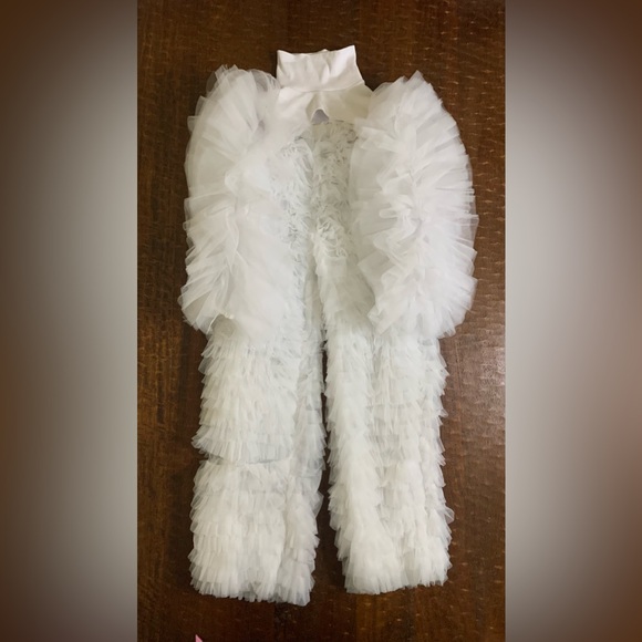 AKIRA Size Small White Virgo Layering Top & Main Character Tulle 2pc Set - Picture 15 of 15